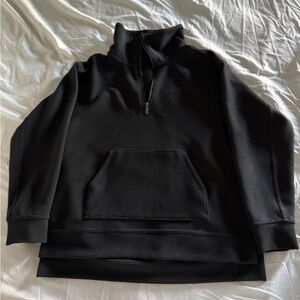 Zella Black Half-Zip Sweatshirt